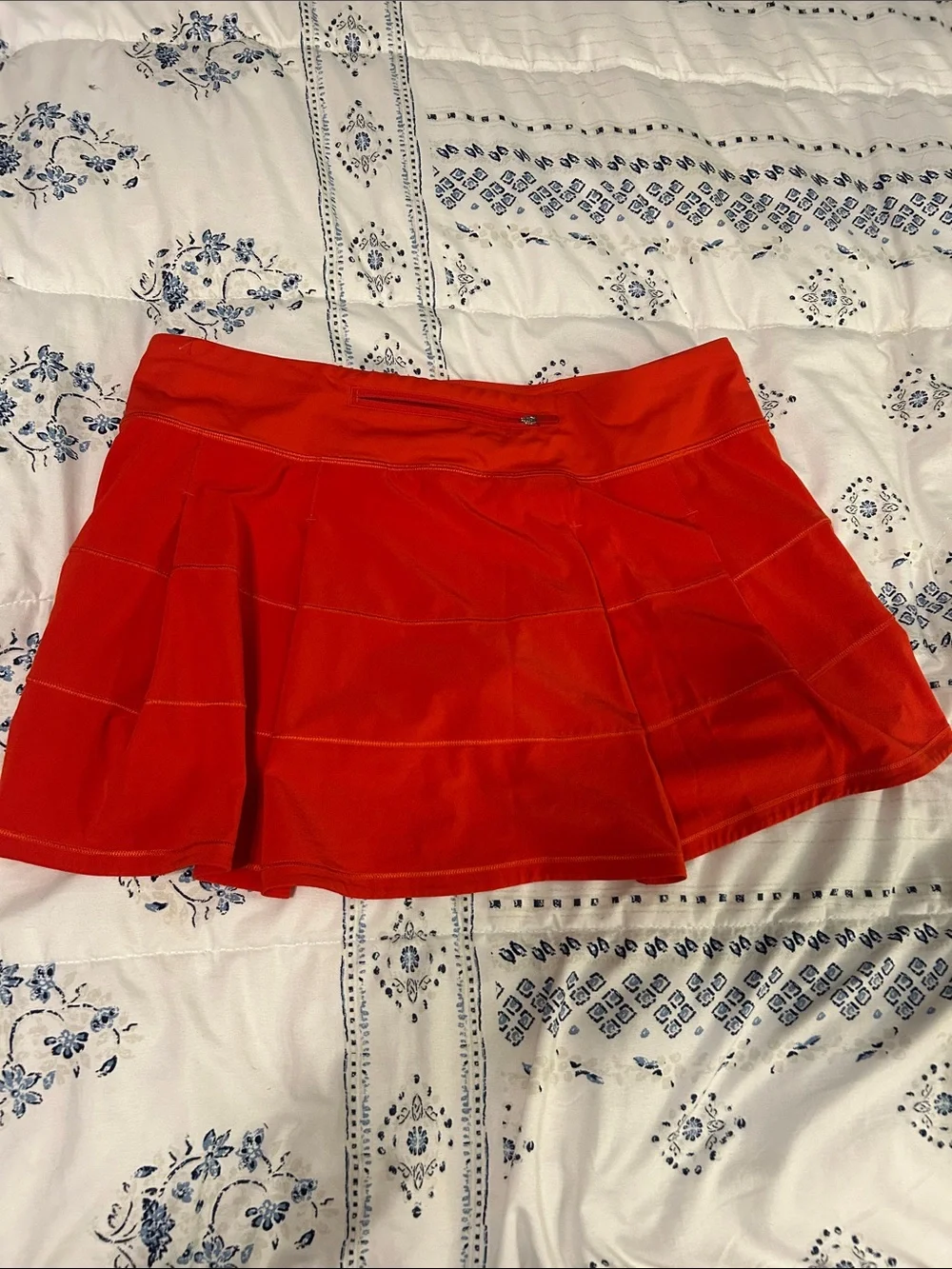 lululemon athletica Red Pace Rival Skirt- 12